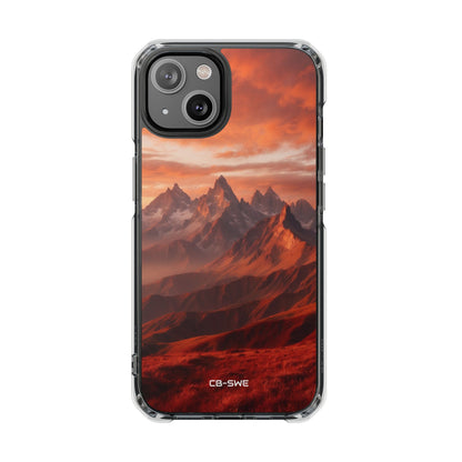 Mountain Peaks Glowing iPhone Case - Impact