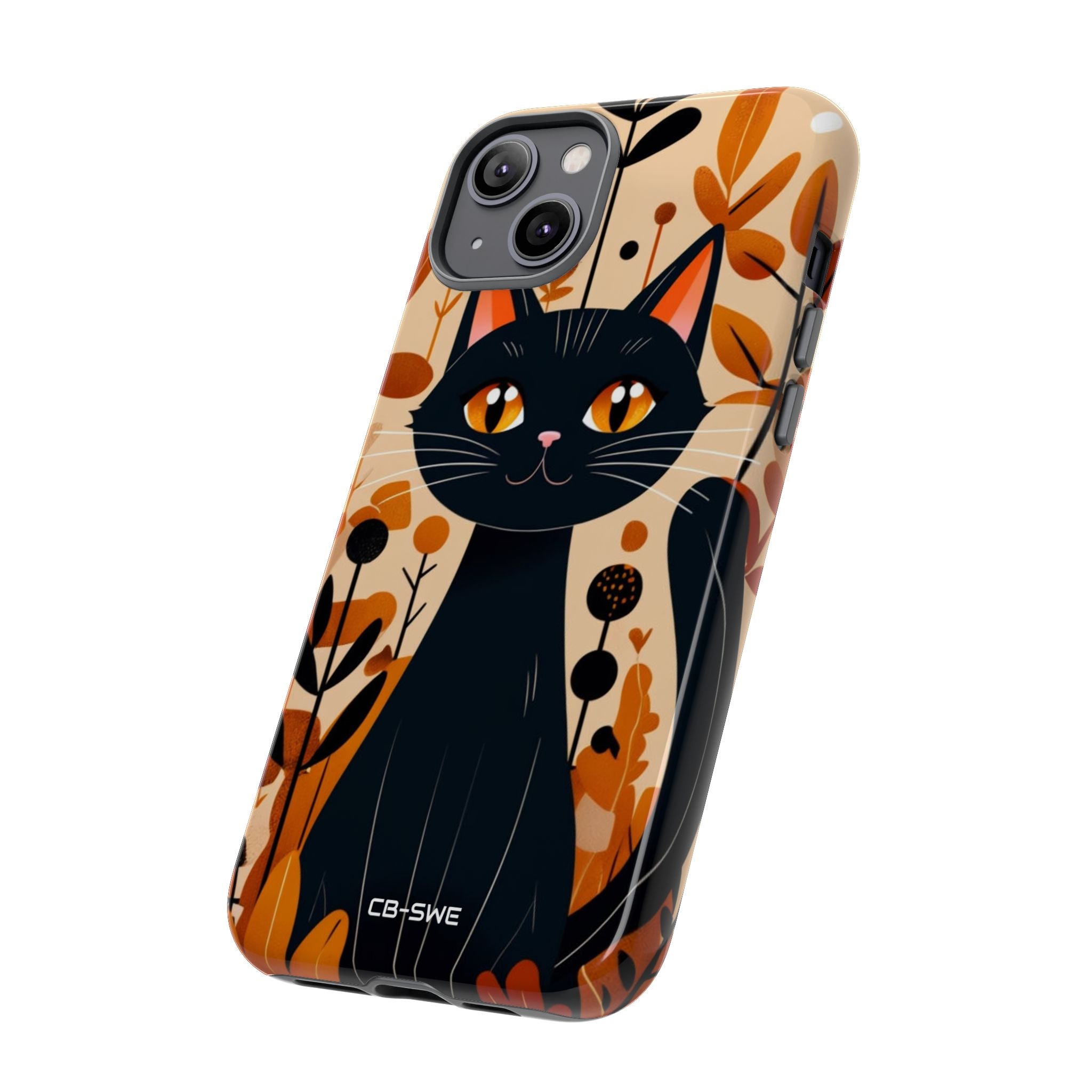 Autumnal Cat Whimsy - iPhone Case