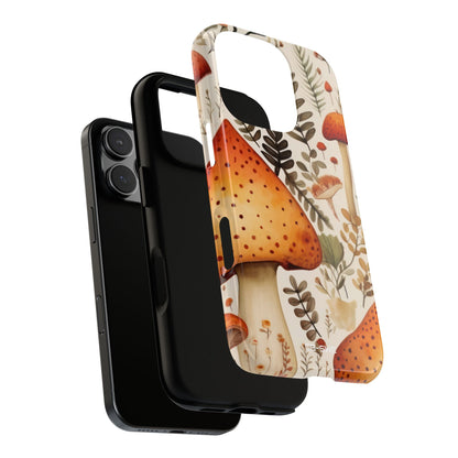 Mushrooms Sprout Cheerfully - iPhone Case
