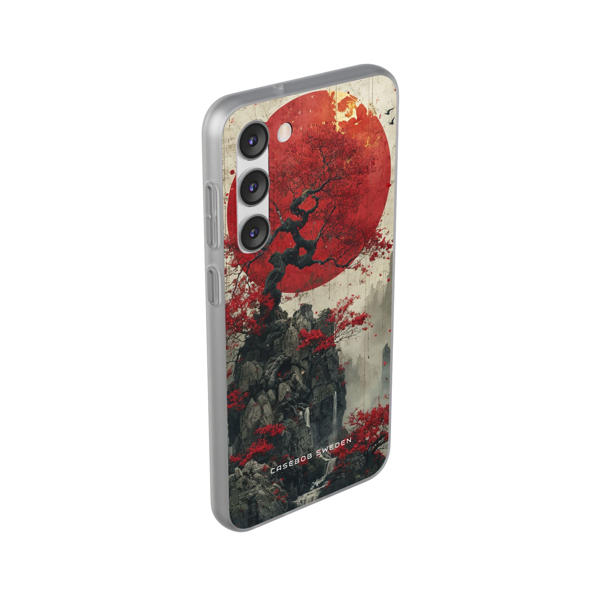 Zen Serenity in Red Harmony Samsung S23 - Flexi Phone Case