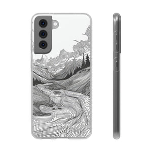 Monochrome Serenity | Flexible Phone Case for Samsung Galaxy