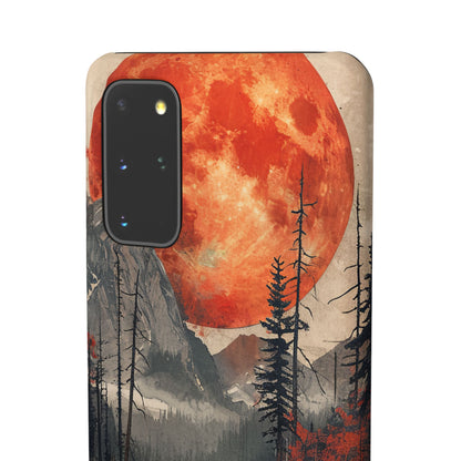 Celestial Glow Over Reflective Landscape Samsung S20 - Slim Phone Case