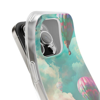 Pastel Balloon Adventure - Flexi iPhone 16 Phone Case