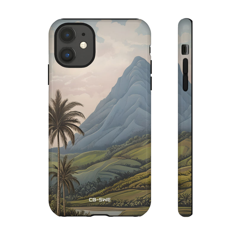 Serene Mountain Oasis - iPhone Case