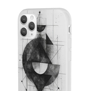 Monochrome Geometry | Flexible Phone Case for iPhone