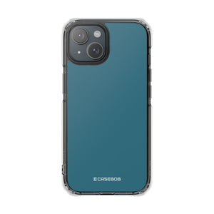 Teal Blue | Phone Case for iPhone (Clear Impact Case - Magnetic)