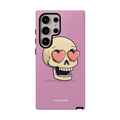 Heart Eyed Skull Samsung S24 Ultra Case - Tough