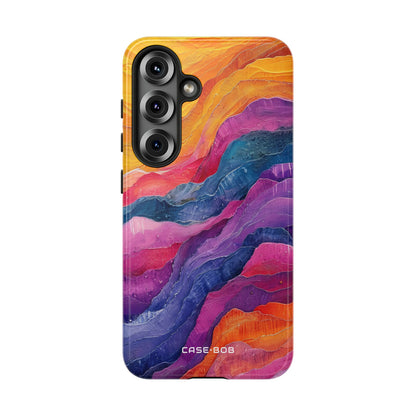 Vibrant Flow Samsung S25 Case - Tough