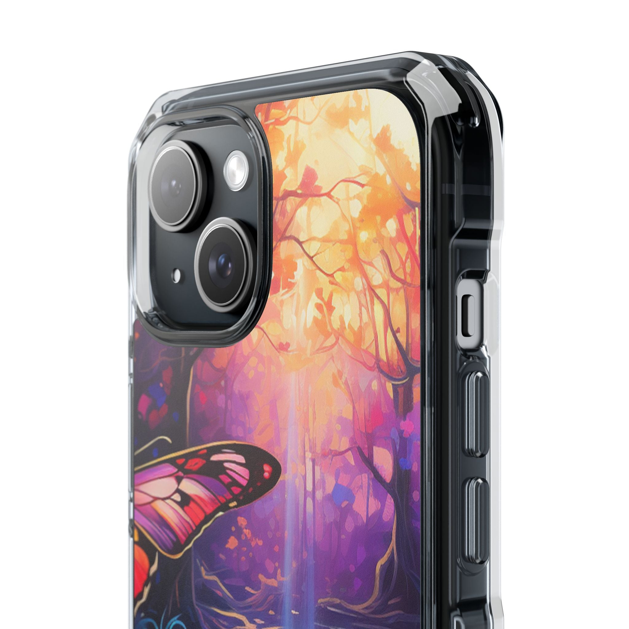Enchanted Butterfly Forest iPhone Case - Impact