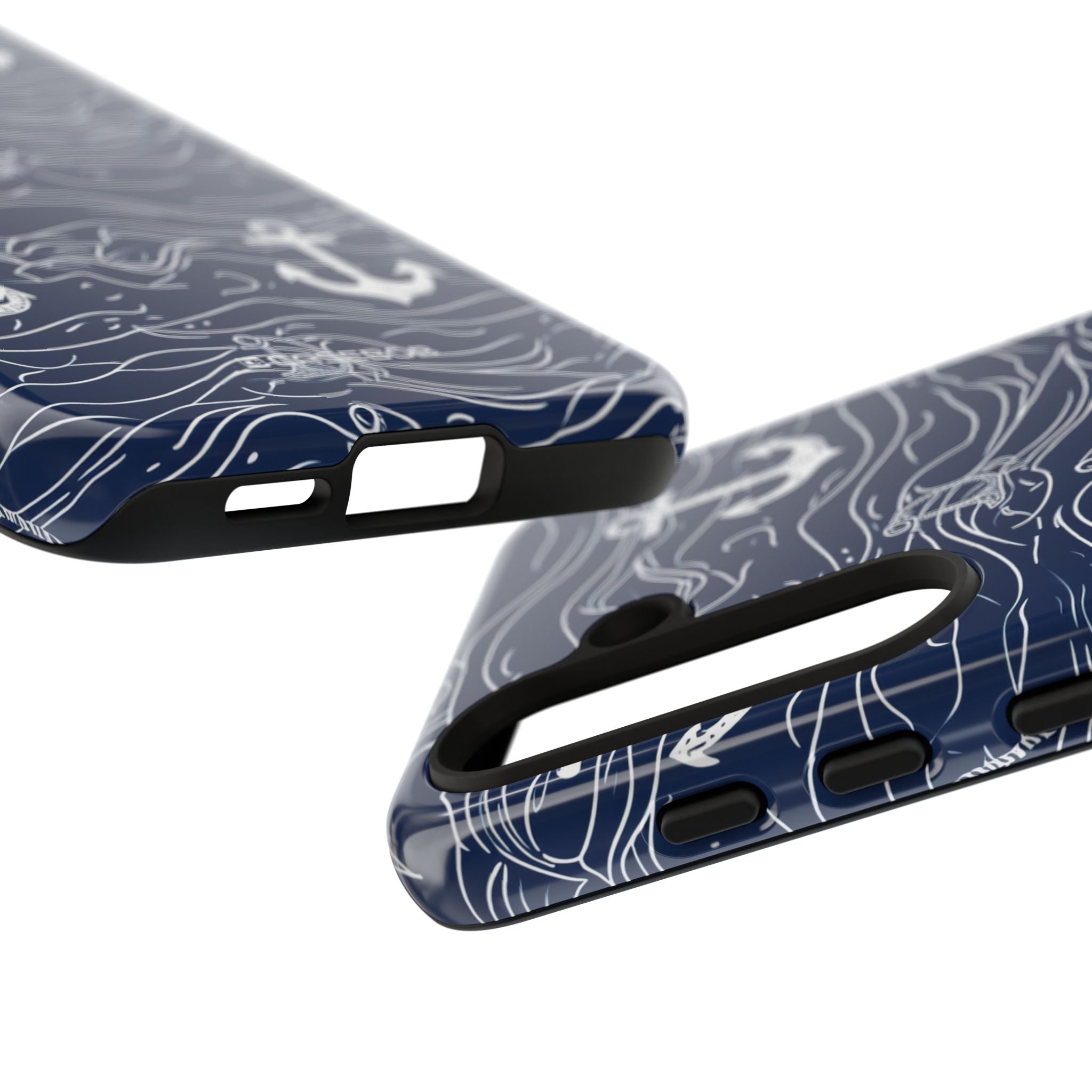 Nautical Whimsy: Anchors and Waves - For Samsung S24