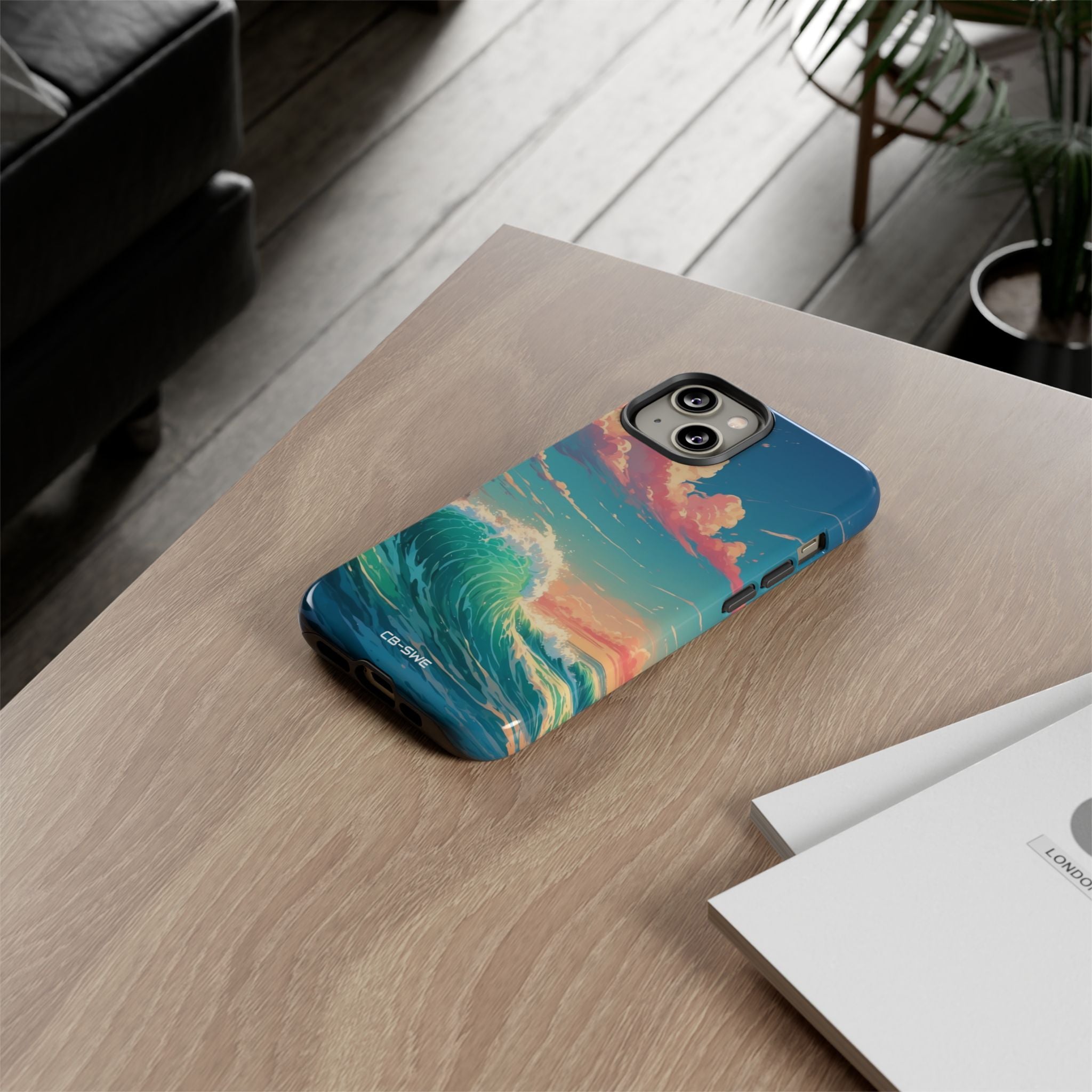 Waves Embrace Sunlight - iPhone Case