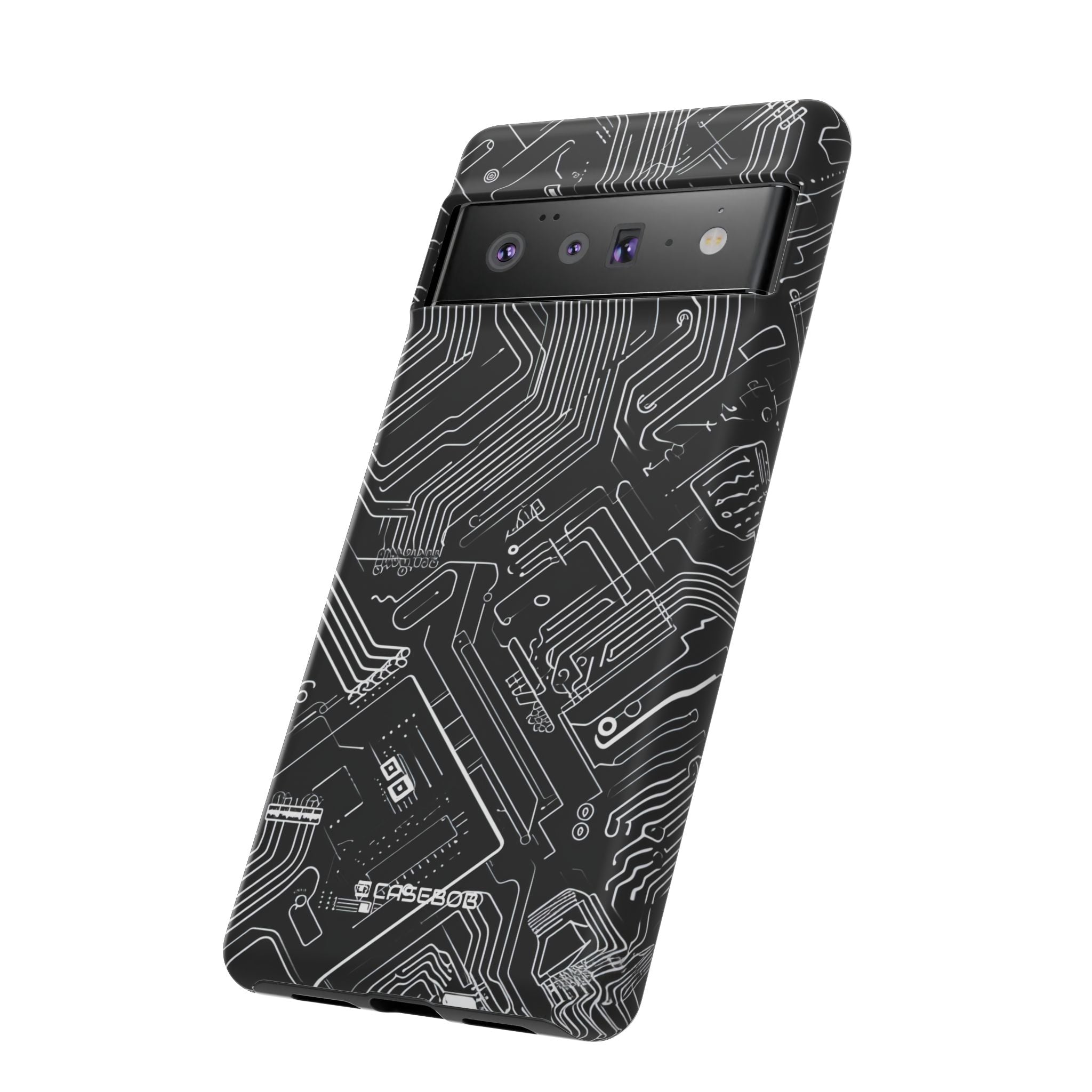 Cyber Circuitry Art - Phone Case for Google Pixel