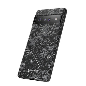 Cyber Circuitry Art | Protective Phone Case for Google Pixel