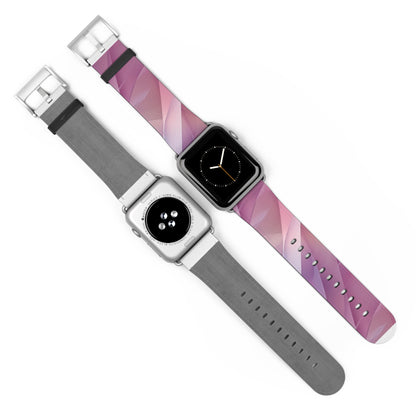 Pink Leafwave - Watch Band