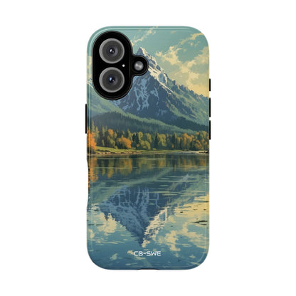 Mountain Reflects Calm - iPhone Case