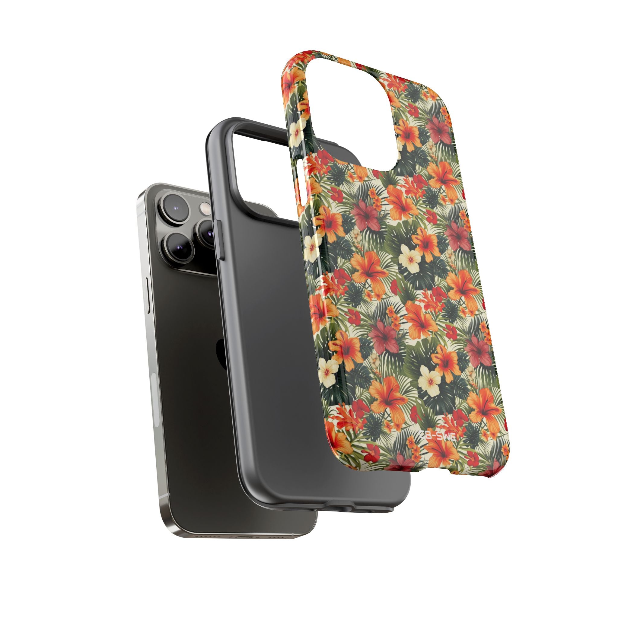 Tropical Blooms Flourish - iPhone Case