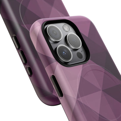 Gradient Purple Mosaic iPhone 15 | Tough+ Phone Case