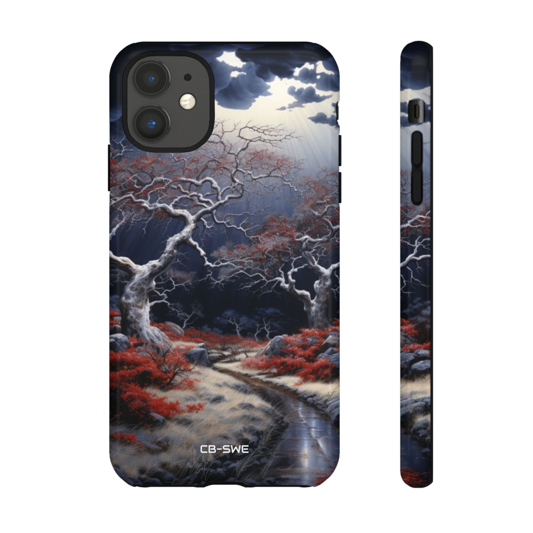 Sunlit Gnarled Forest - iPhone Case