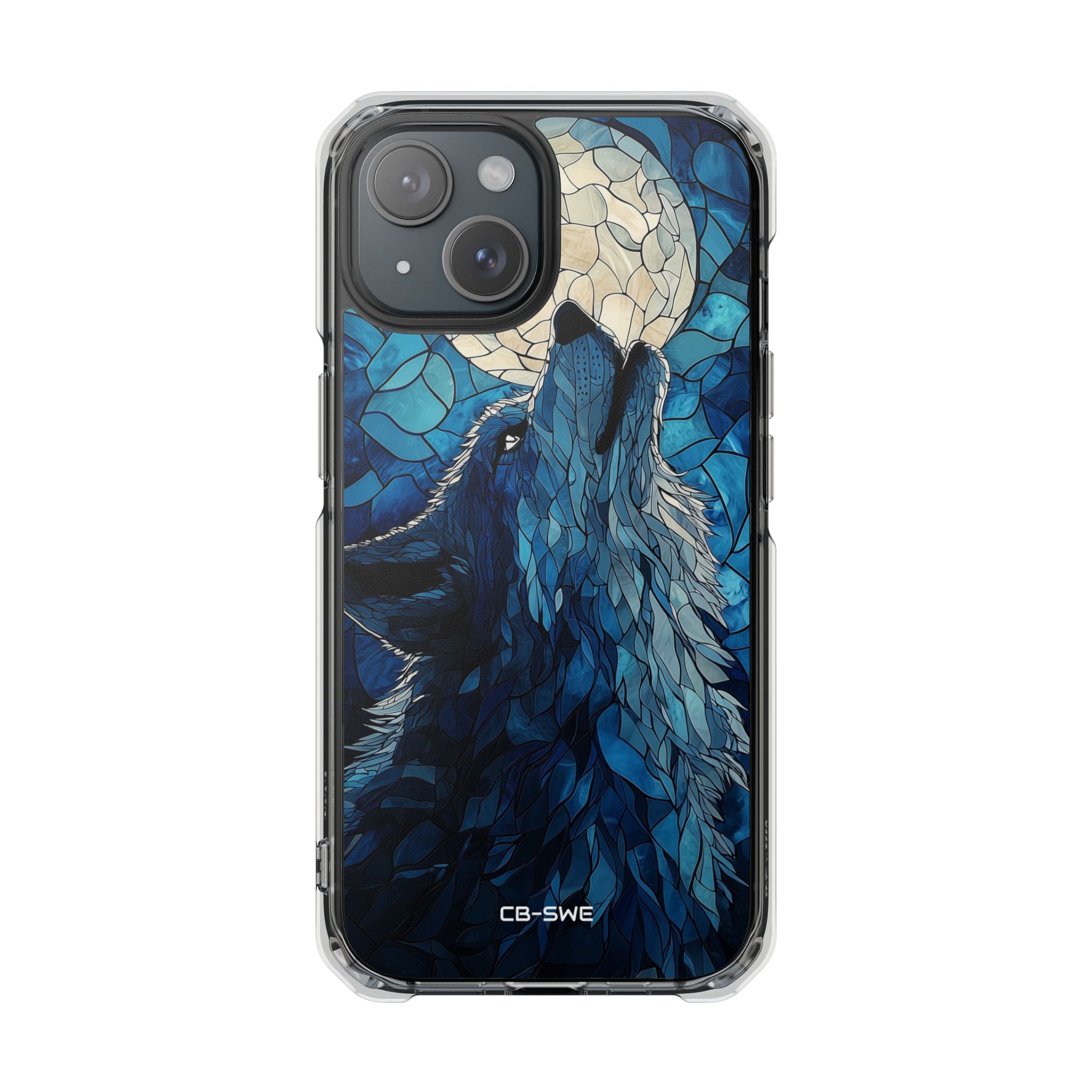 Wolf Howls Moonlight iPhone Case - Impact
