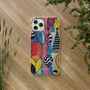 Vibrant Party Whimsy | Biodegradable Phone Case