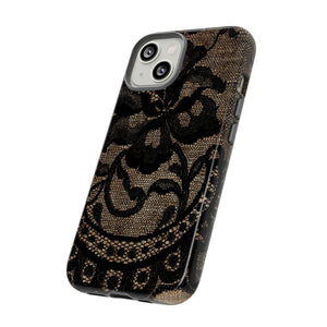 Broomrose Gothic Flower - Protective Phone Case