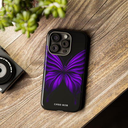 Violet Monarch iPhone 15 Pro Case - Tough