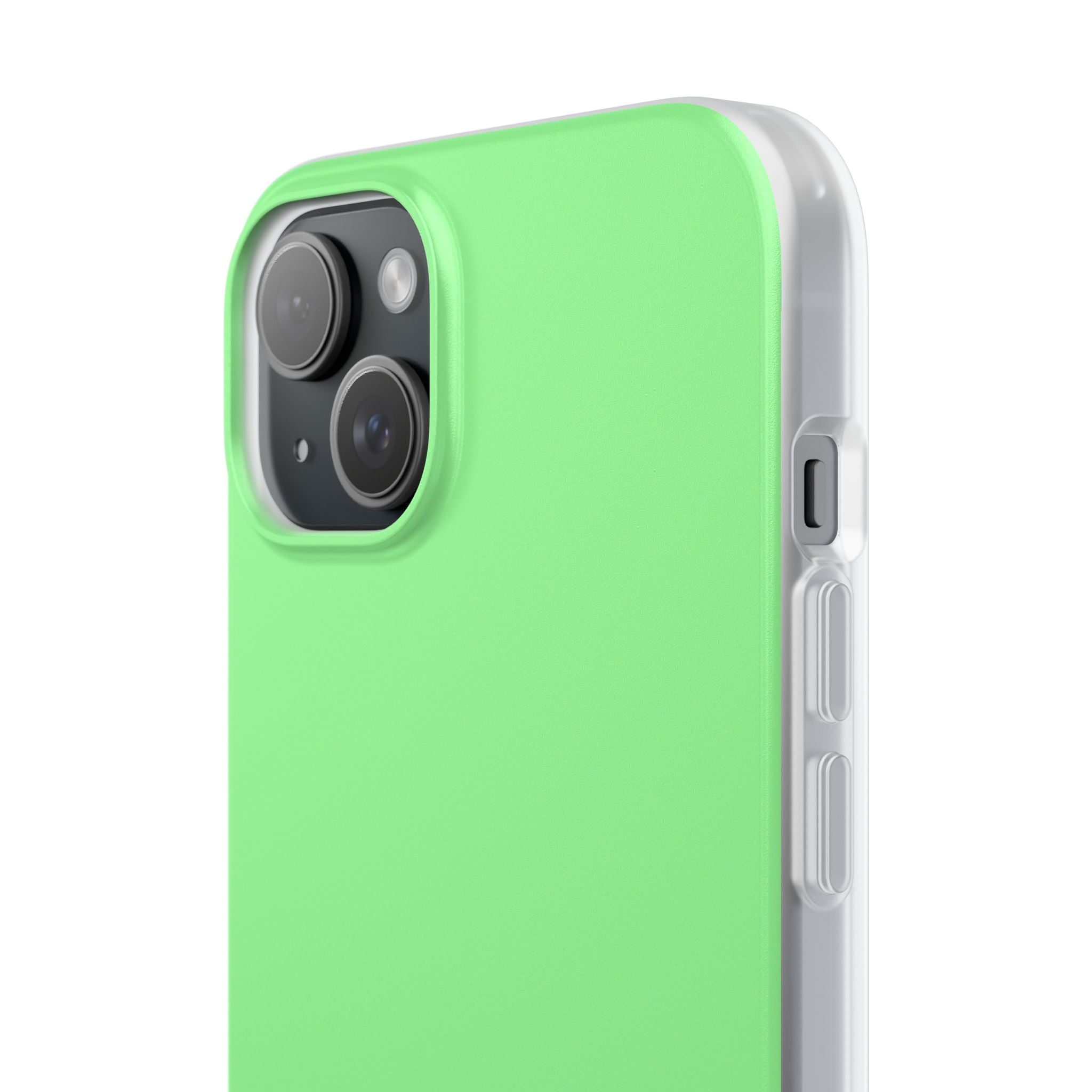 Pale Green iPhone 15 - Flexi Phone Case