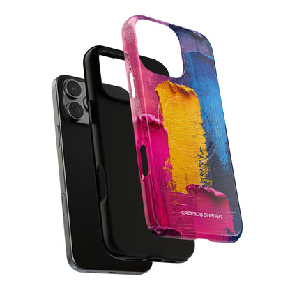 Bold Abstract Texture - Tough + MagSafe® iPhone 16 Phone Case