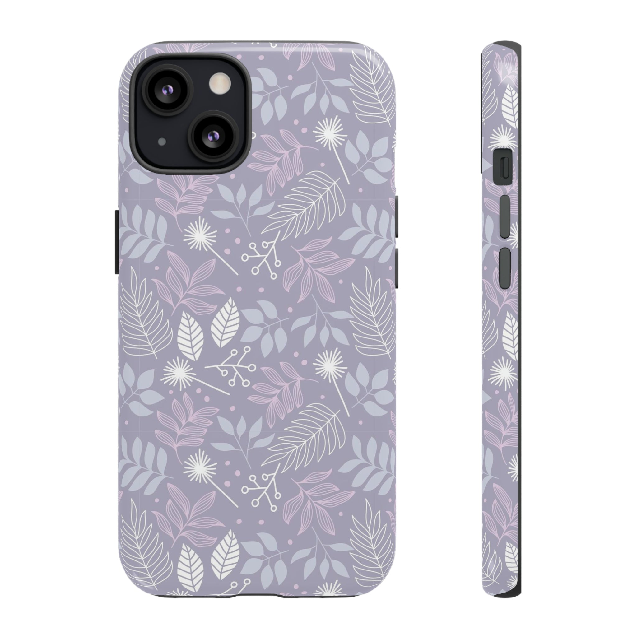 Purple Mona Leaf - Protective Phone Case