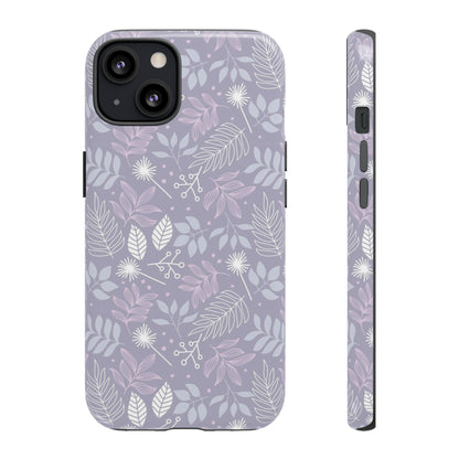 Purple Mona Leaf - Protective Phone Case