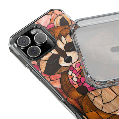 Raccoon Holds Donut iPhone Case - Impact