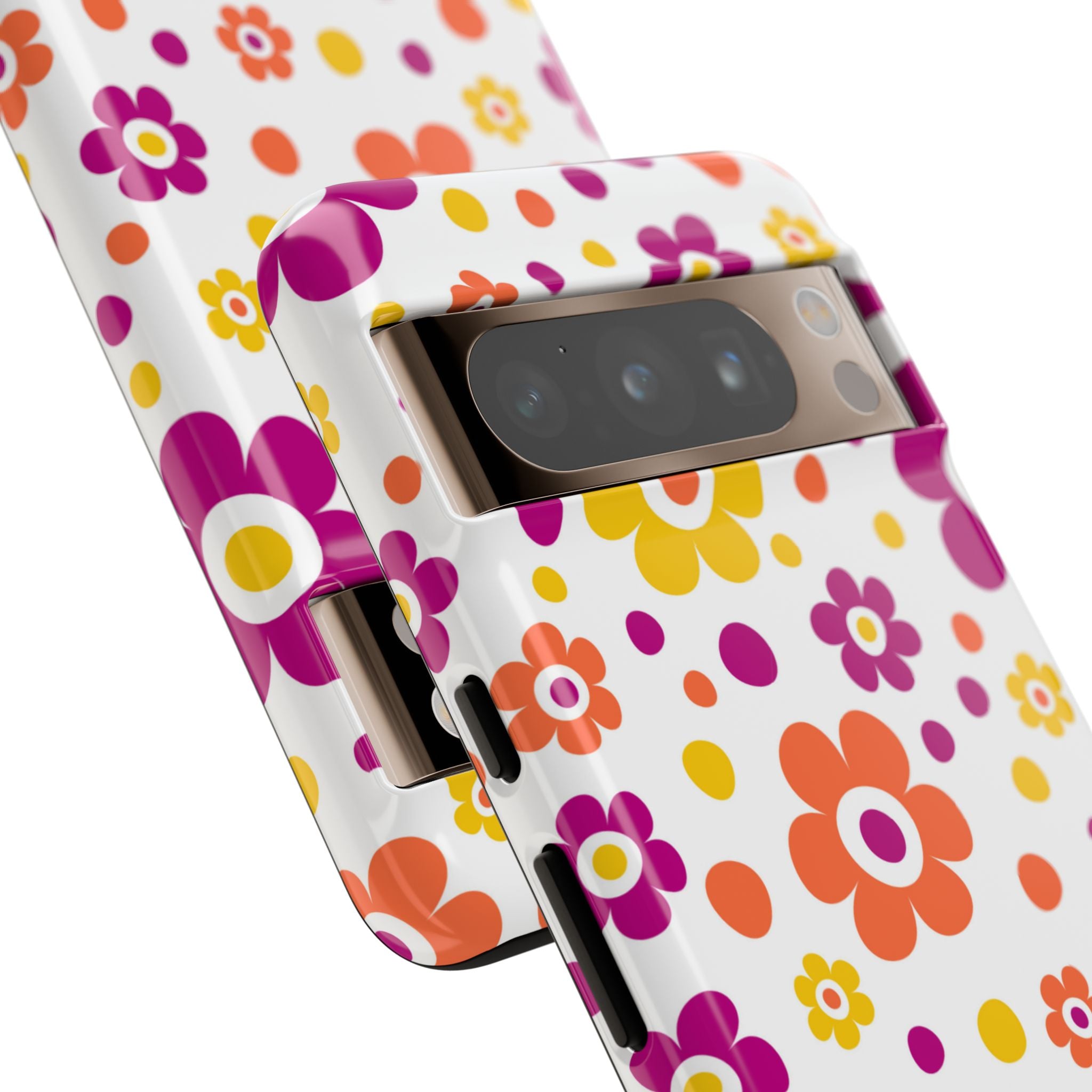 Retro Floral Playfulness - Google Pixel Case