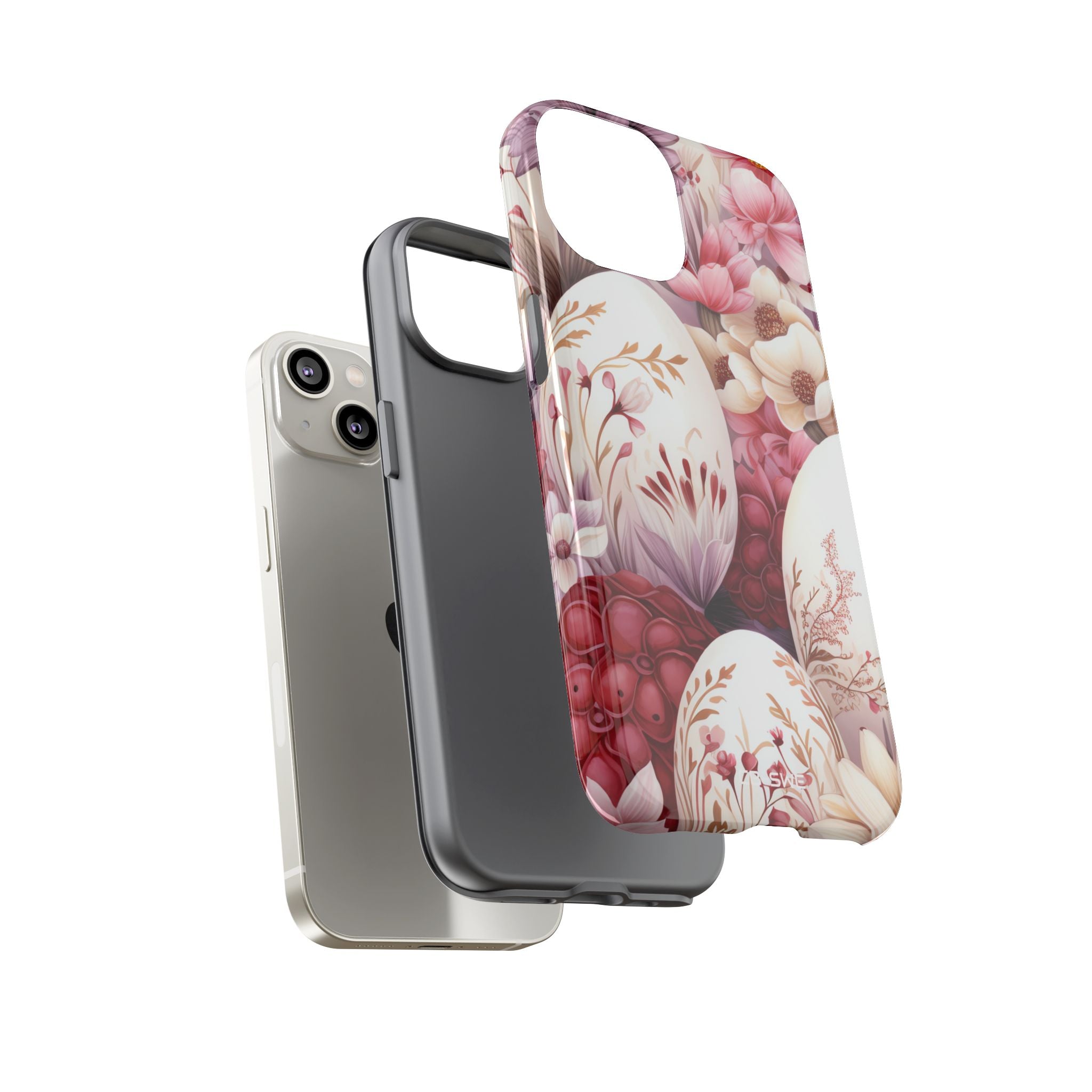 Floral Eggs Bloom - iPhone Case