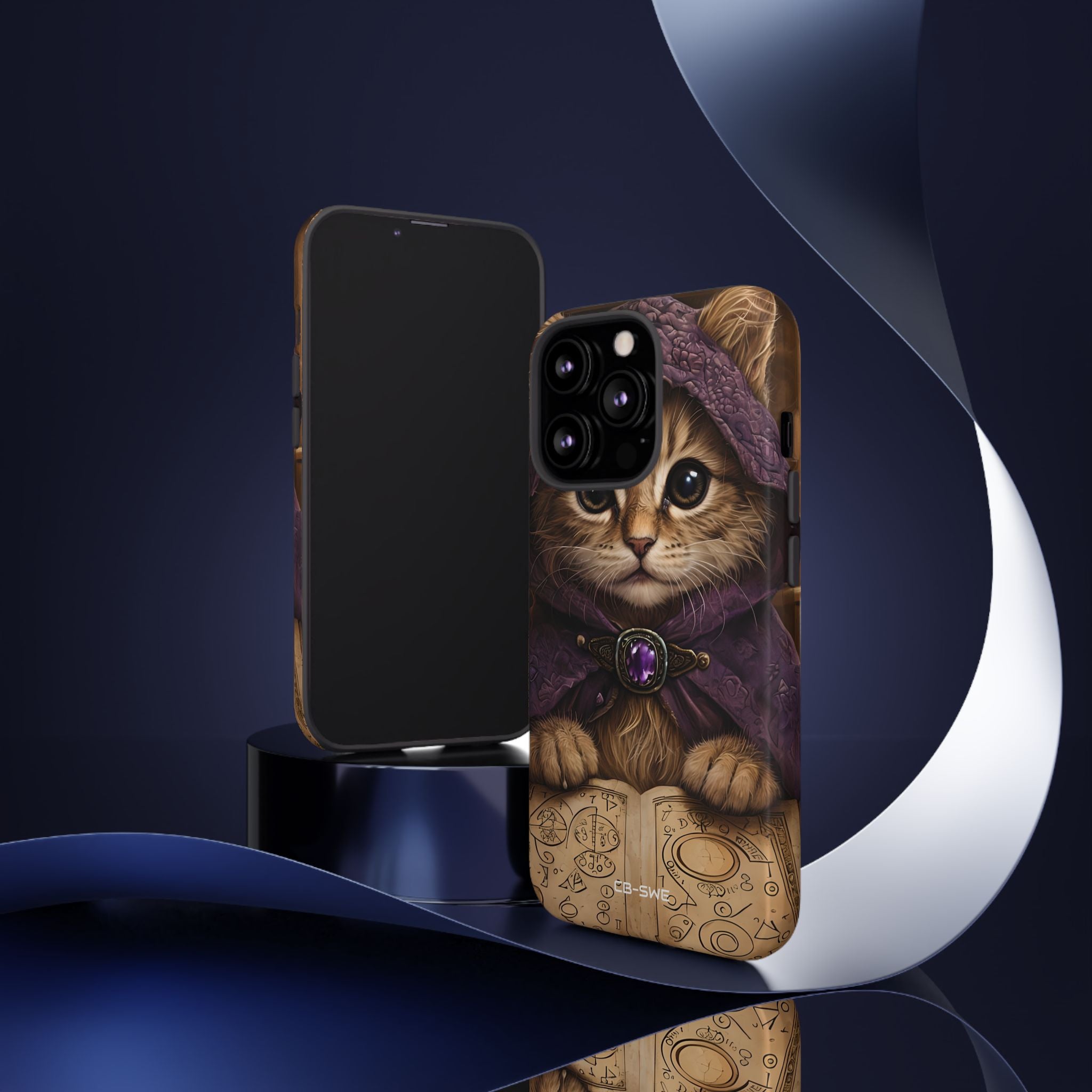 Mystical Wizard Cat - iPhone Case