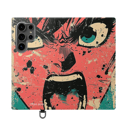 Shouting Face Burst - Samsung S24 Ultra Case - Wallet