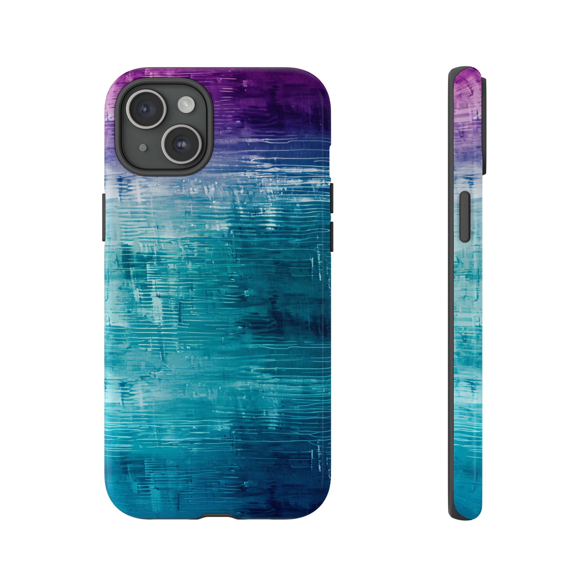 AI Fusion: Metallic Gradient - Protective Phone Case