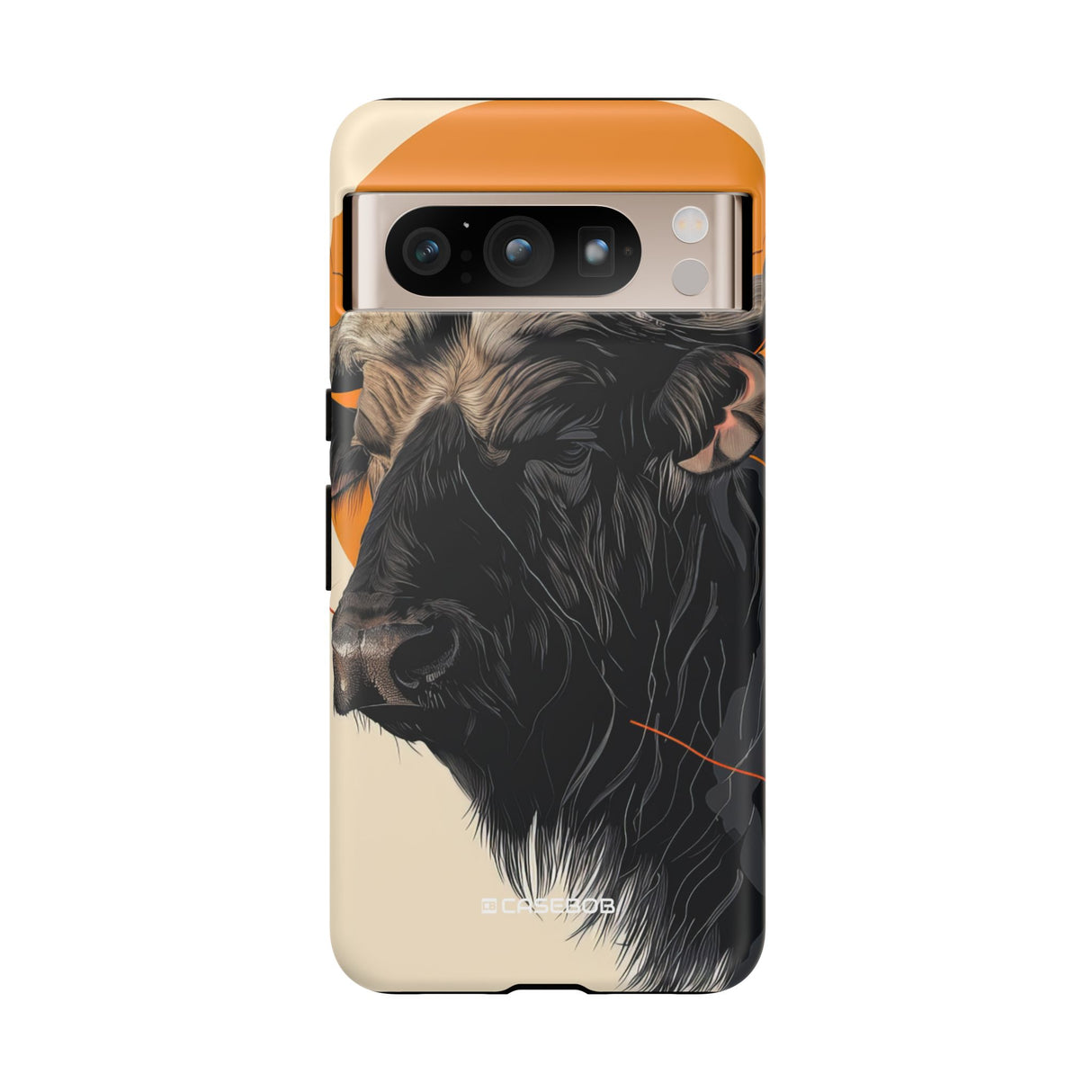 Majestic Buffalo Sun | Protective Phone Case for Google Pixel