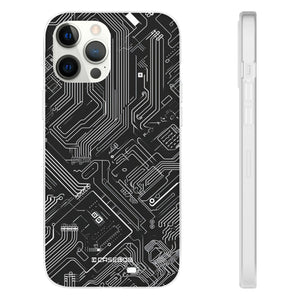 Cyber ​​Circuitry Art | Flexible Handyhülle für iPhone