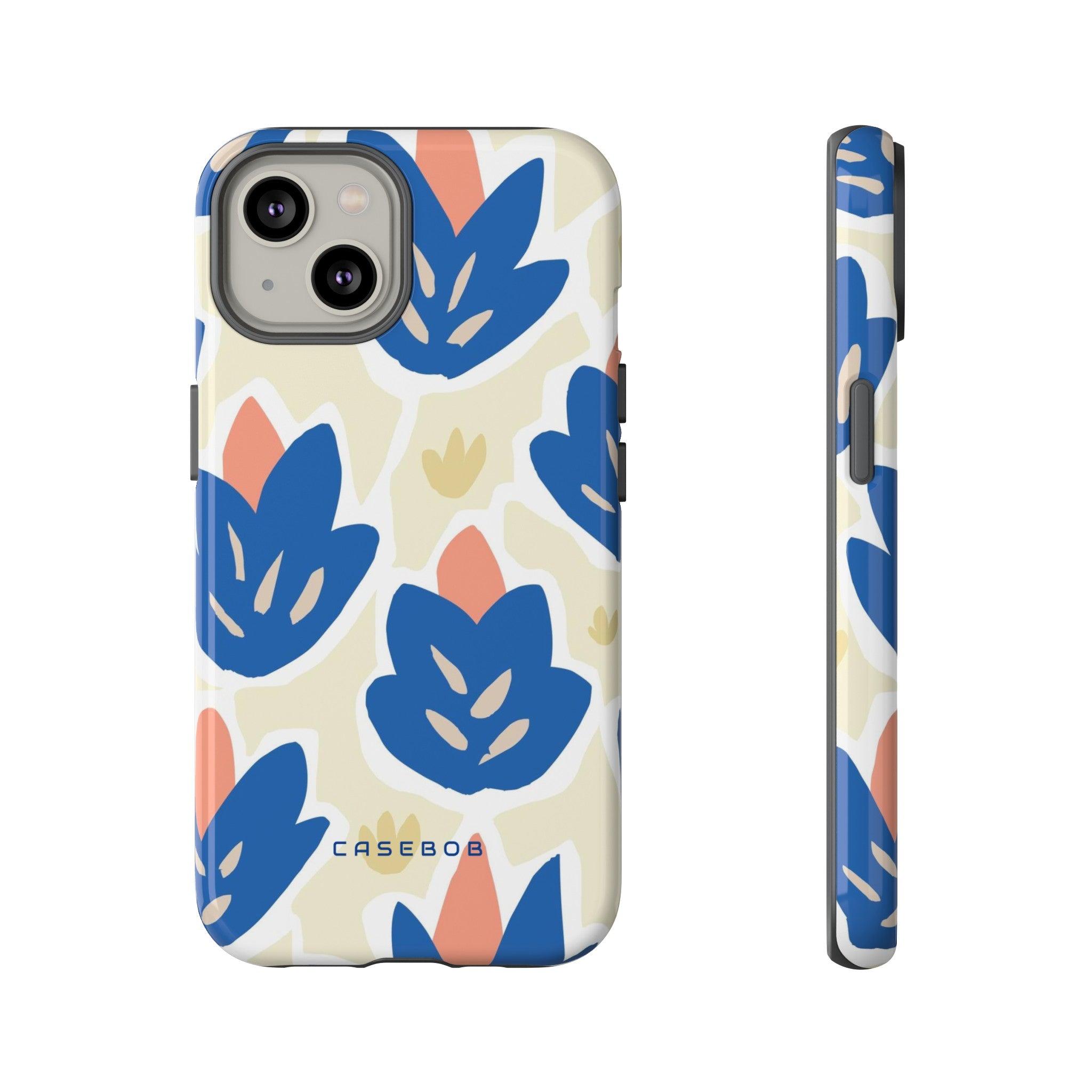 Blue Happy Flower - Protective Phone Case