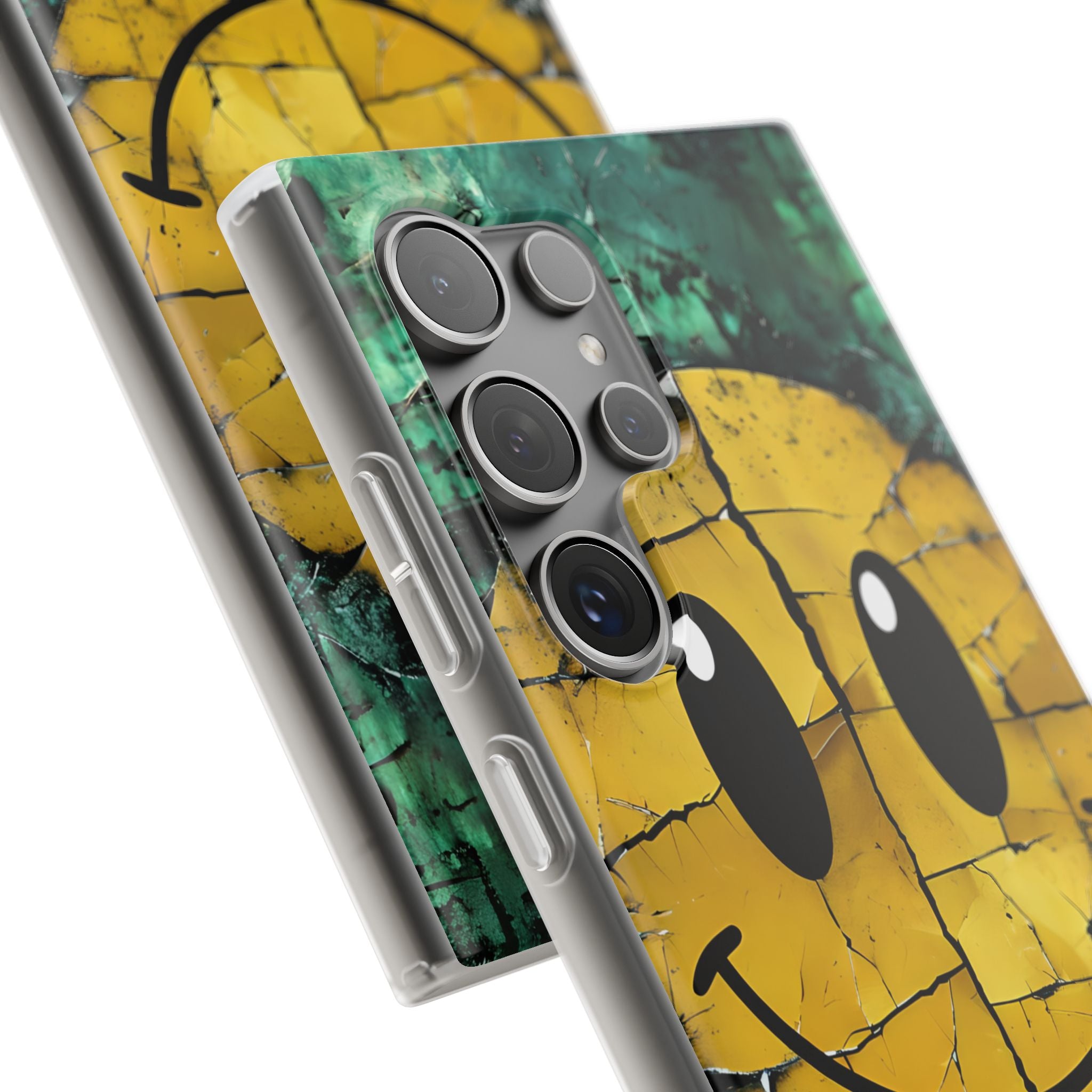 Cracked Smiley Samsung S24 Ultra Case - Soft