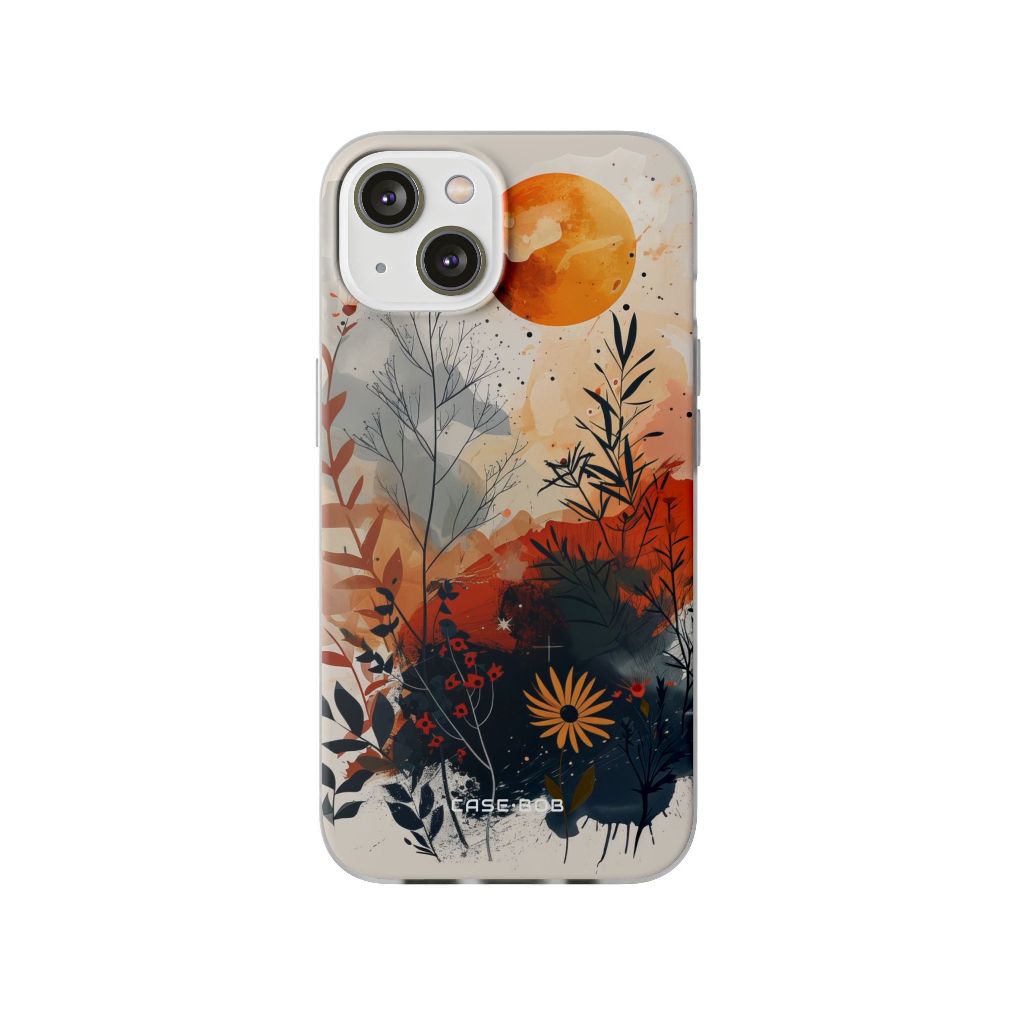 Orange Solstice iPhone 14 Case - Soft