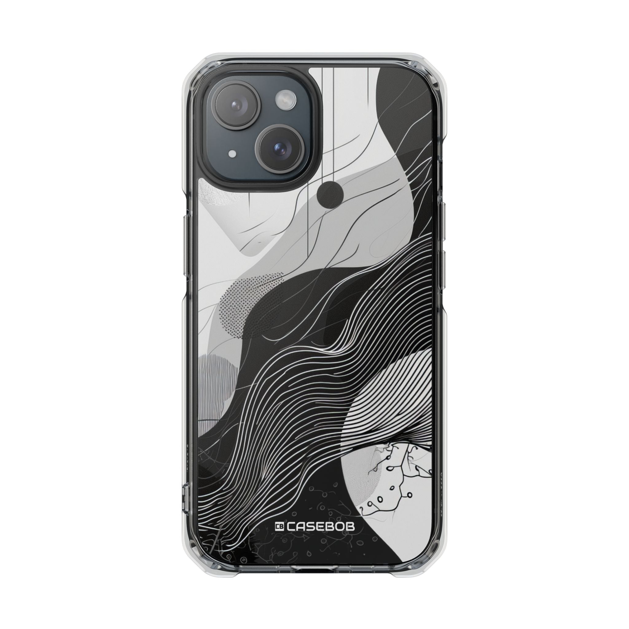 Monochrome Elegance - Phone Case for iPhone