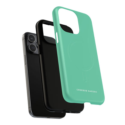 Medium Aquamarine iPhone 15  Tough+ Phone Case