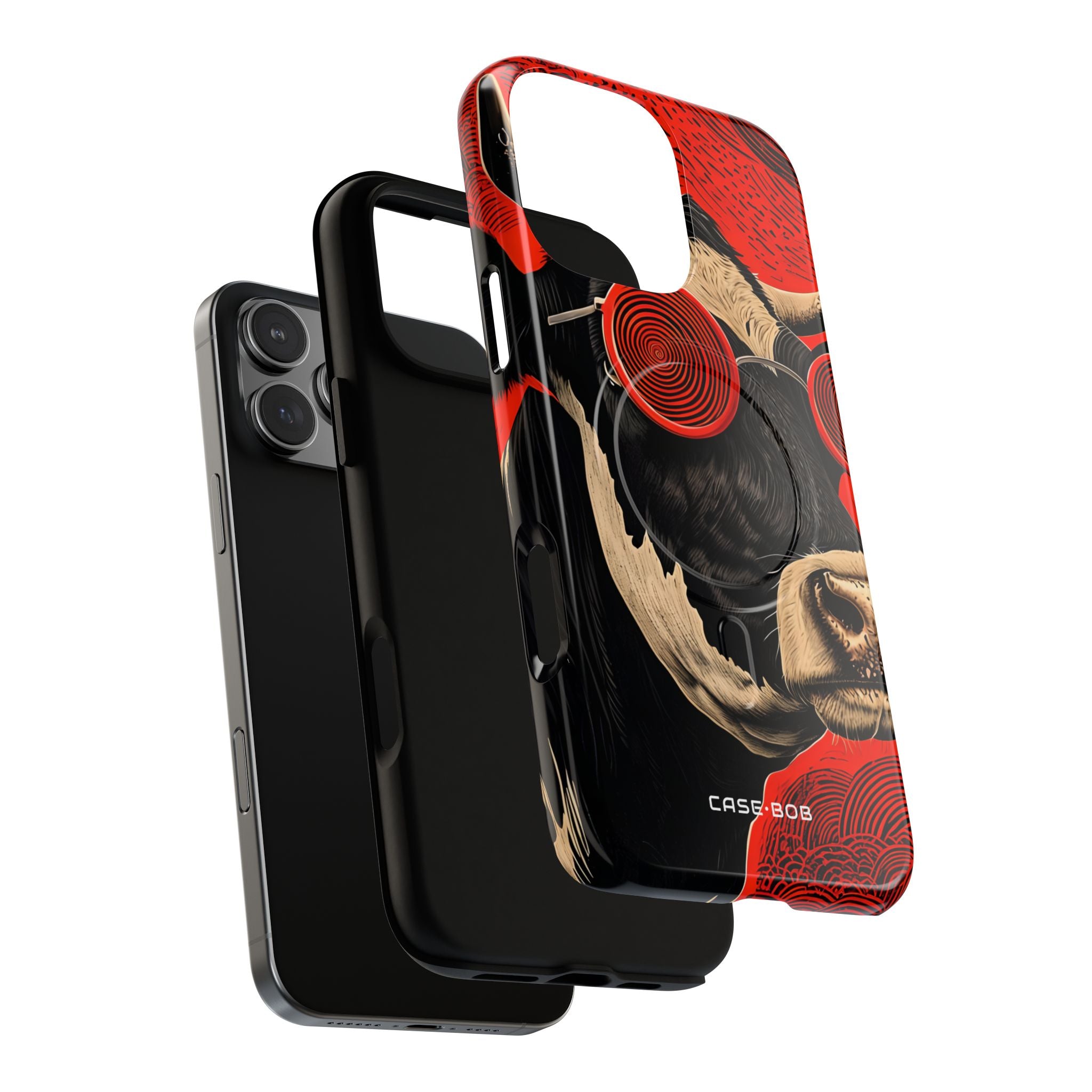 Hypnotic Cow iPhone 16 Pro Max Case - Tough+