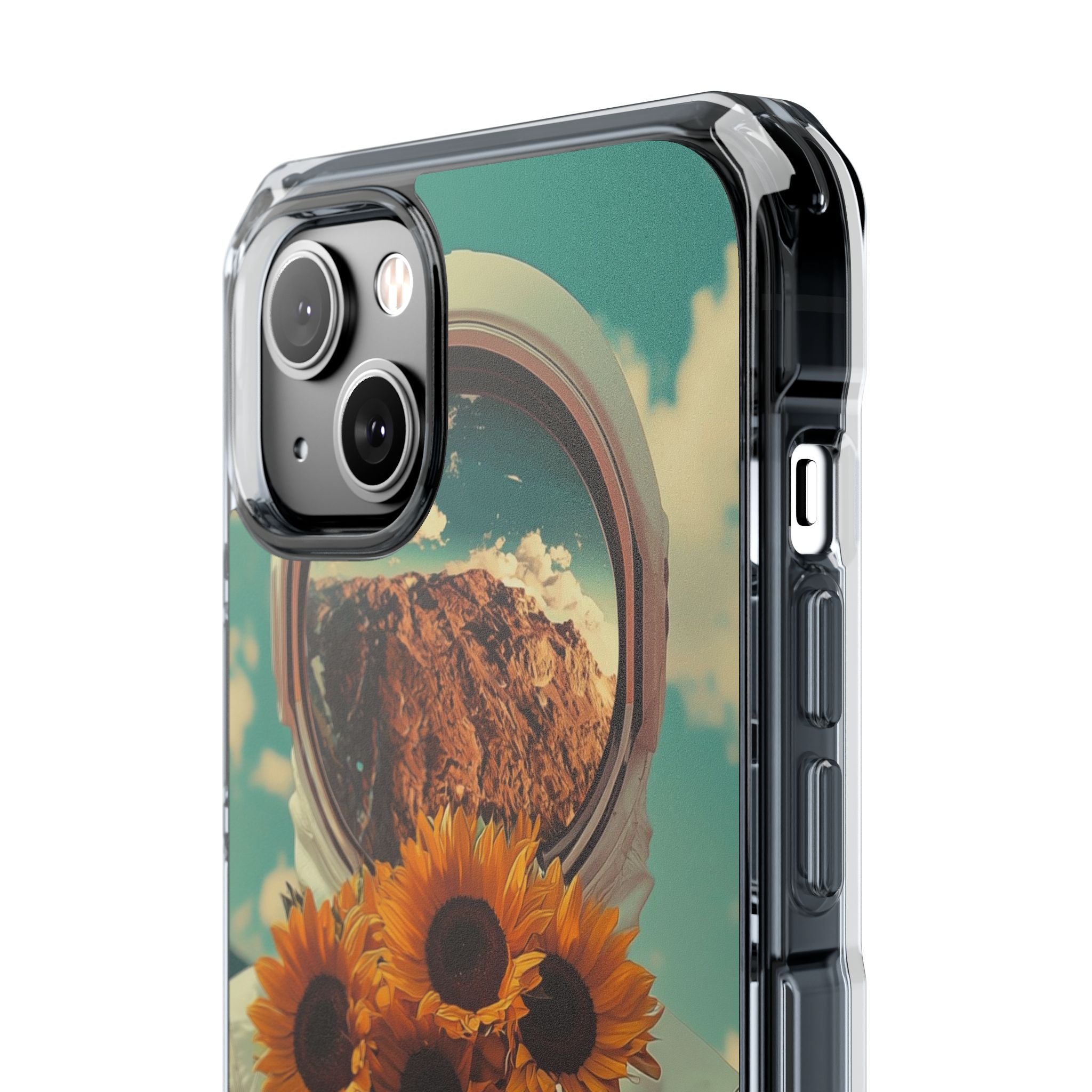 Sunflower Astronaut iPhone 14 Plus Case - Impact