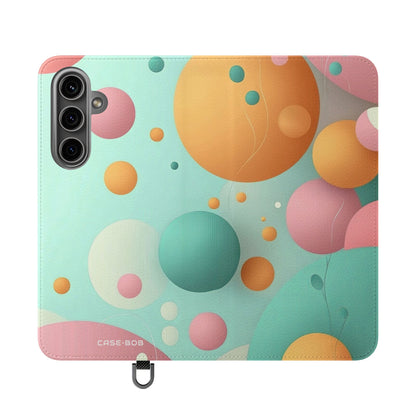 Pastel Circles Flow - Samsung S24 Plus Case - Wallet