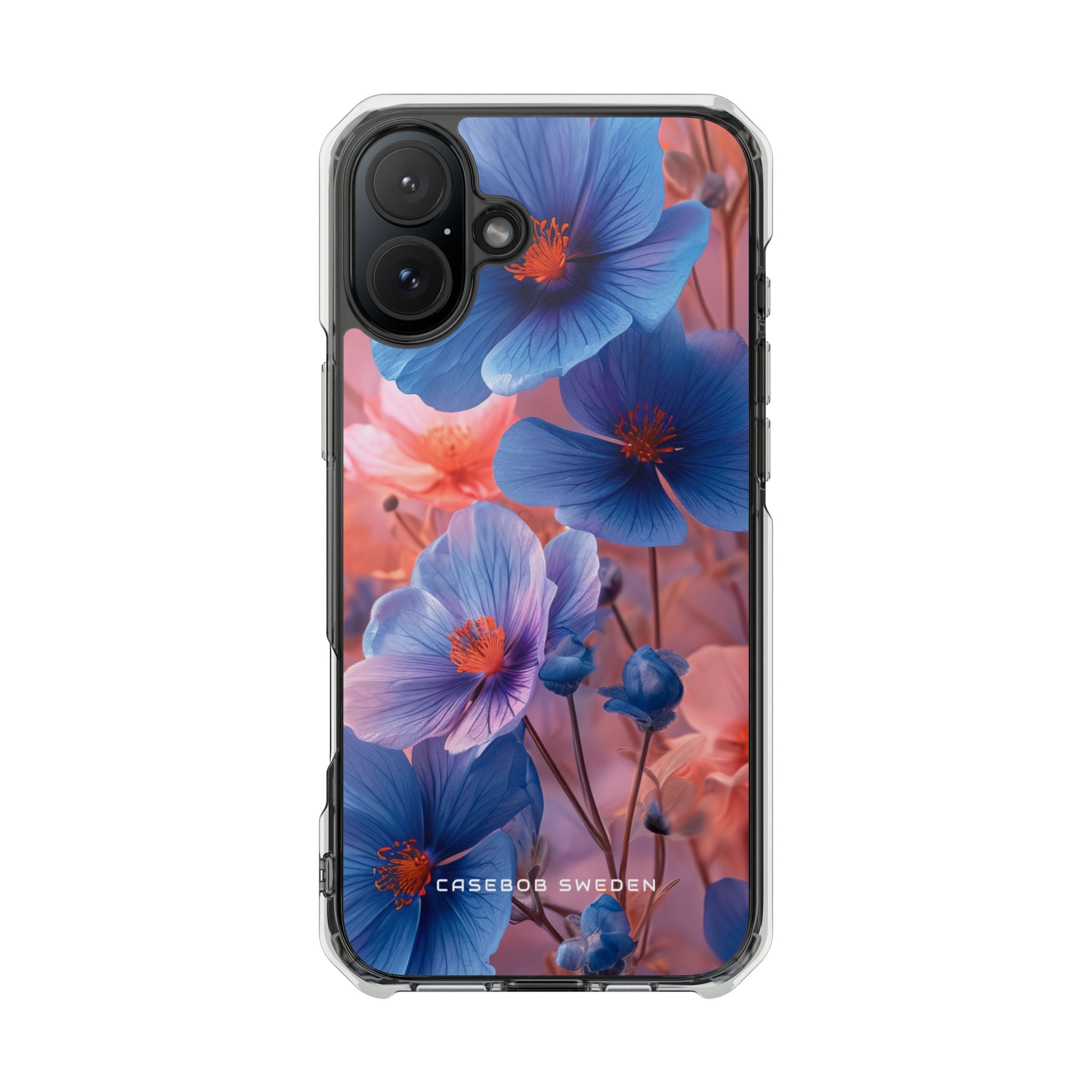 Ethereal Floral Symphony iPhone 16 - Clear Impact Phone Case