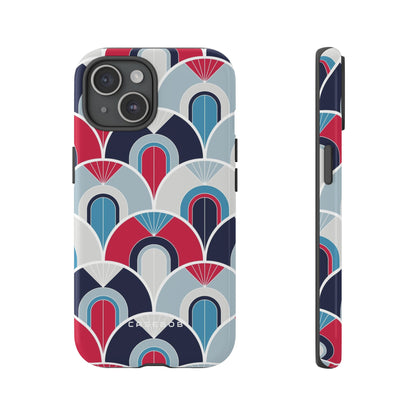 Blue Retro - Protective Phone Case