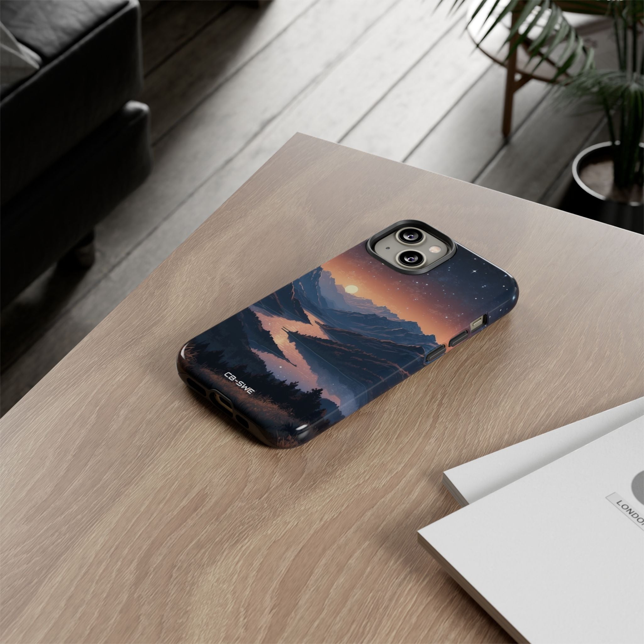 Mountains Embrace Light - iPhone Case