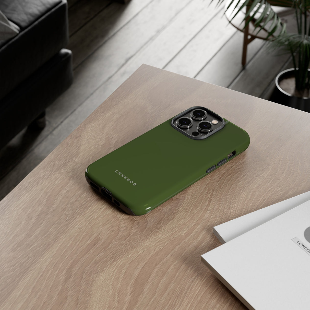 Dark Green Moss - Protective Phone Case